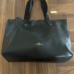 COACH leather tote
